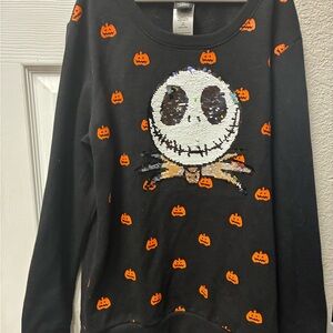 Disney Black Nightmare Before Christmas Sweatshirt